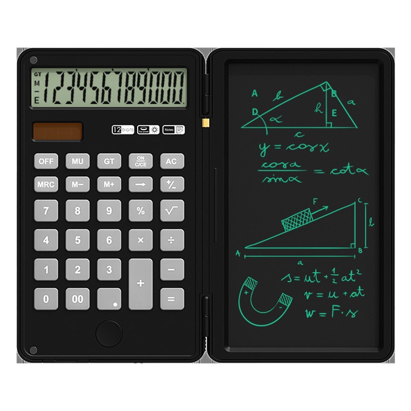 Calculadora de escritura a mano regalo de negocios Oficina portátil tableta LCD Pantalla de 12 dígitos Calculadora de oficina financiera