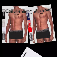 Ck男性下着男性モーデール四角ズボン大物メッシュ平角ズボンEbay対外貿易速売通パンツ