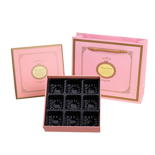 Afternoon tea gift box, chocolate packaging box, wholesale rose tea packaging box, Chinese Valentine's Day gift box