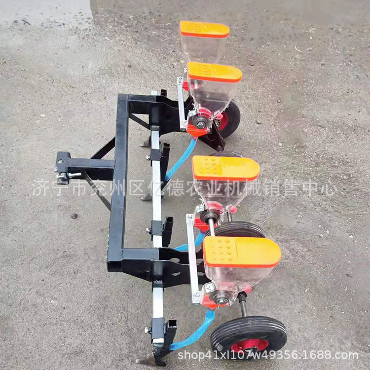 播种机芹菜蔬菜芝麻手扶车带谷子娃娃菜高梁施肥播谷子精播机