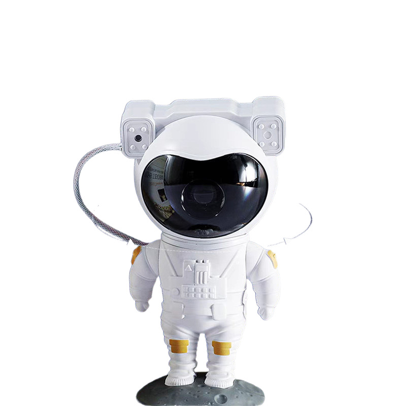 Nuevo astronauta astronauta hombre luz ambiental aurora boreal luz nocturna para niños luz de proyección de cielo estrellado en la habitación