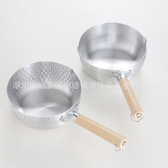 Aluminum ramen pot 16-24 large stall commercial instant noodle pot noodle fruit soup pot non-stick aluminum snow flat pan