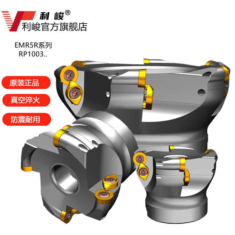  EMR5R数控圆鼻铣刀盘RPMT1003刀片50R5 63 80 100 125 160