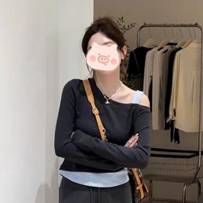 【40支1*1260克 整件套烫天猫抖音质量 】纯棉假两件上衣跨境现货