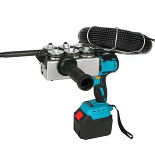 Lithium-ion threading machine rechargeable wire drawing machine electric wire drawing machine pipe wiring electrical wiring machine wholesale