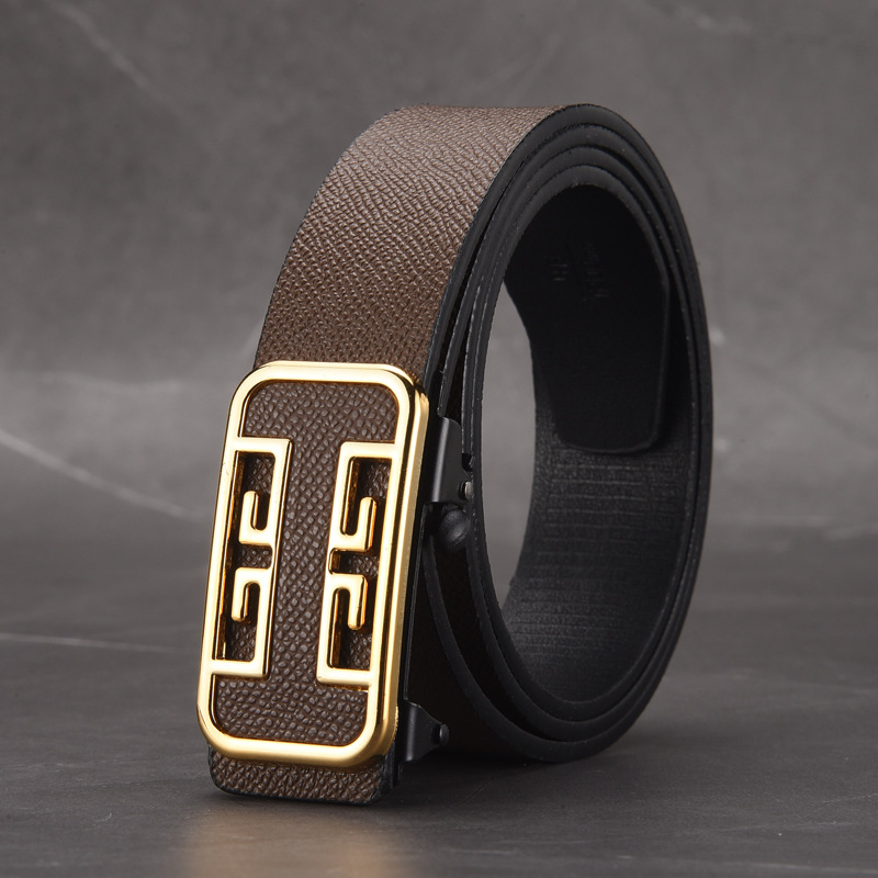 Fábrica de pelo directo gran cantidad en stock cinturón de los hombres desgaste de cinturón de hebilla automática de todos los partidos de negocios cinturón moda