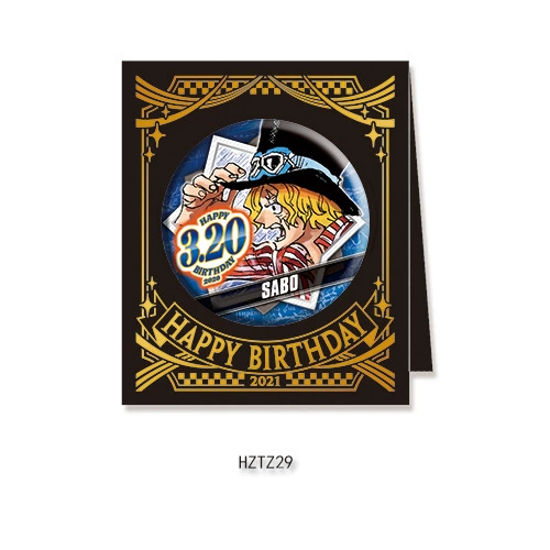 Бейдж дня рождения Comic Factory ONE PIECE Лuffy Zoro Chopper Sanji Nami стойка для бейджей на день рождения