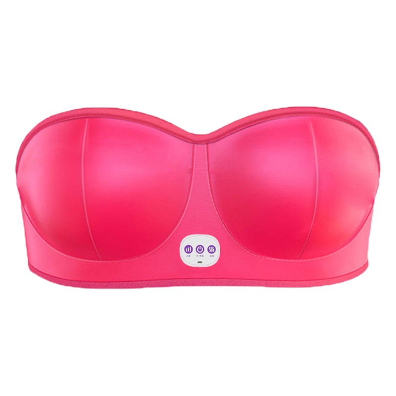 Masajeador de pecho eléctrico carga inalámbrica vibración compresa caliente draga de mama belleza tesoro hogar artefacto sujetador