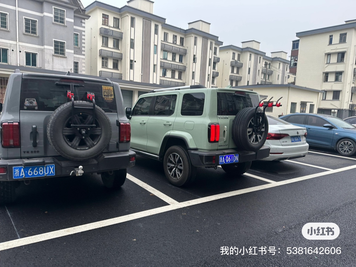Tank 300 Bicycle Rack Spare Tire Bicycle Rack, Non-Destructive Installation, Foldableable, Does Not Block the License Plate Reflection