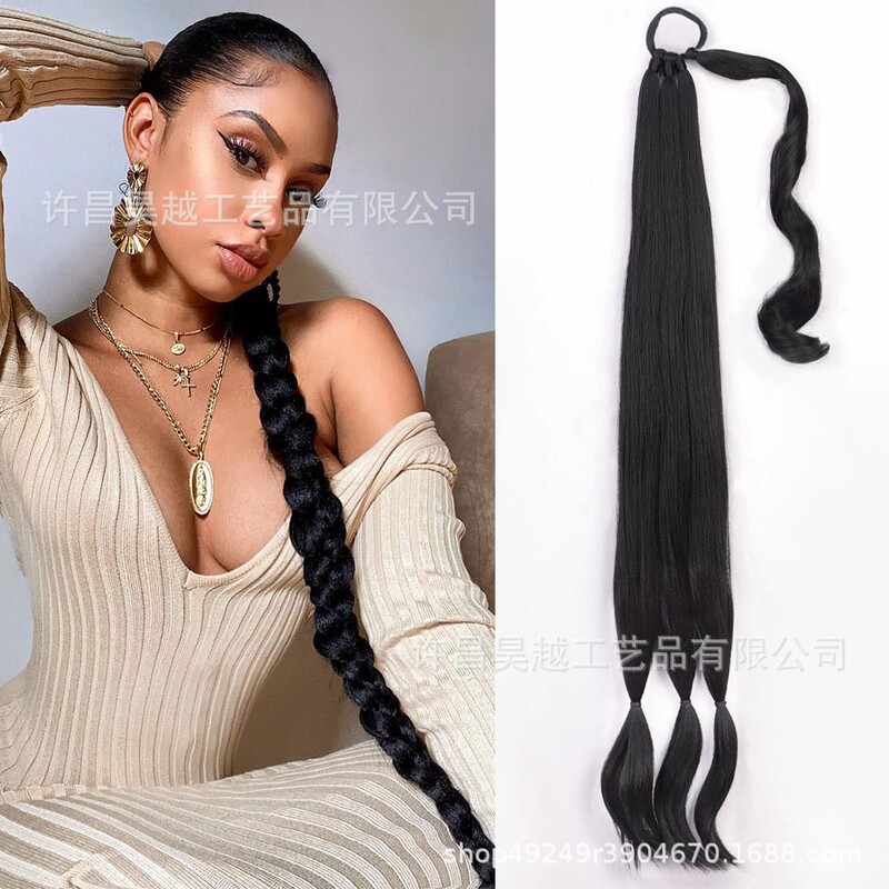 Wig Ponytail Women's Wrapping Hair Twig Ponytail Synthetic Wigs Boxing Ponytail in stock Foreign Trade New Product Wig Ponytail Women's Wrapping Hair Twig Ponytail Synthetic Wigs Boxing Ponytail in stock Foreign Trade New Product
