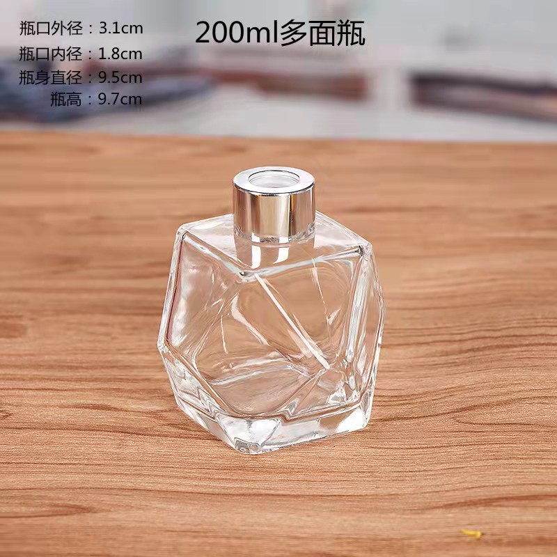 Botella de seis lados grande