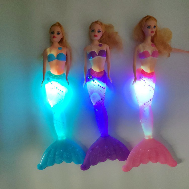 Comercio exterior transfronterizo en caja sirena ligera Lele Barbie muñeca caja de regalo niña juguetes para niños traje al por mayor