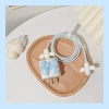 Blue set with bow, 4 piece set