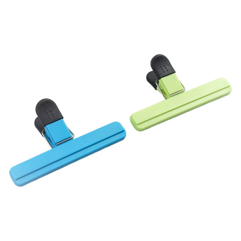 Оптовый силиконовый зажим для хранения свежести, многоцелевой зажим для пищевых продуктов, бытовые закуски, влагостойкий уплотнительный зажим, Простой пластиковый пакет