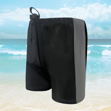 茗言泳裤男士小版型平角裤海边沙滩游泳裤2024温泉带绳松紧速干游