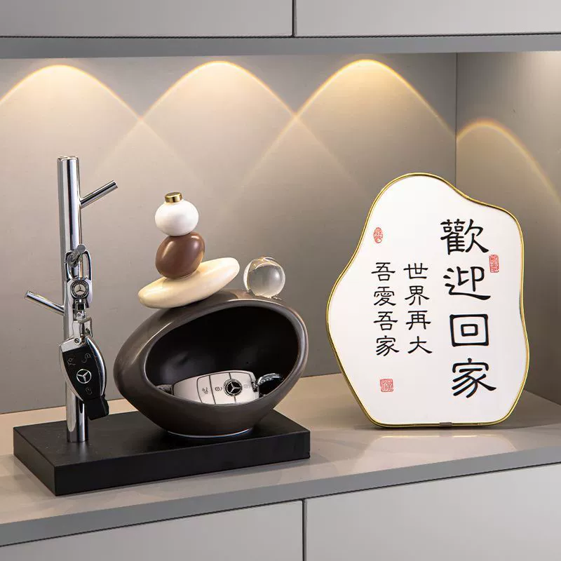 Каменные украшения для хранения ключей, прихожая, винный шкаф, ТВ-шкаф, украшения для дома, подарки на новоселье