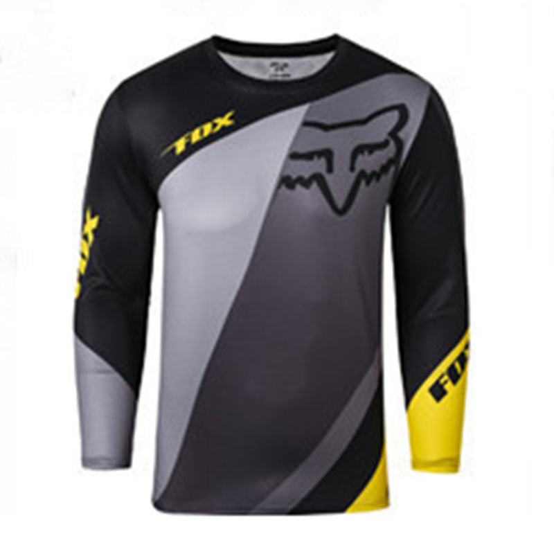 Trajes de carreras cross-border de camisetas de manga larga, camisetas de secado rápido, tamaño europeo y americano, versión suelta