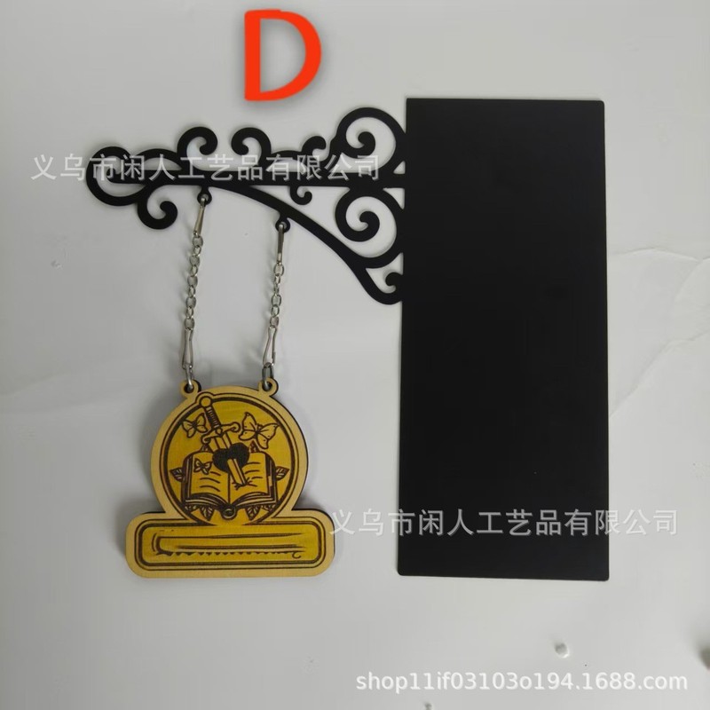 跨境新品OFF-Book Nook Tavern金属图书类型分隔器书签分隔标识架|undefined