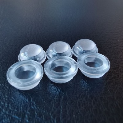 2835圆形透镜60度磨砂磨砂透明pc料卡2835灯珠洗墙灯硬灯条用现货|ms