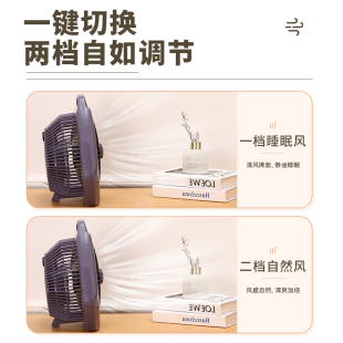 9inch Small Fan Silent Office Desktop Small Desktop Electric Fan Plug-in Table Fan Blowing Food Supplement Dormitory Bed