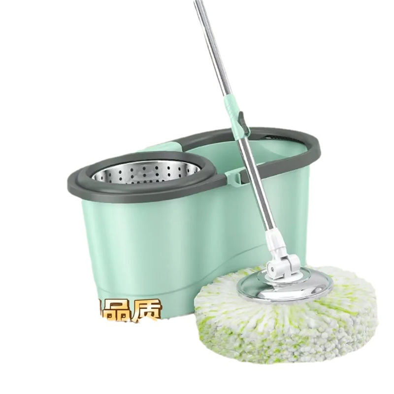 Barril de limpieza de suelo, barril de secado doméstico, piso de limpieza, trapeador sin lavado a mano, trapeador giratorio, barril de secado, regalo de secado Hebei