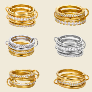 �W���羳С������� �t��18K���ʯ΢肹�����yƴɫ�B����ָŮ