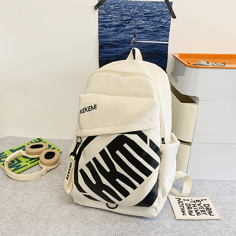 Mochila escolar, bolsa para estudiantes de secundaria y preparatoria, gran capacidad, resistente al desgaste, estilo urbano simple, gran capacidad, resistente al desgaste, doble hombro de viaje