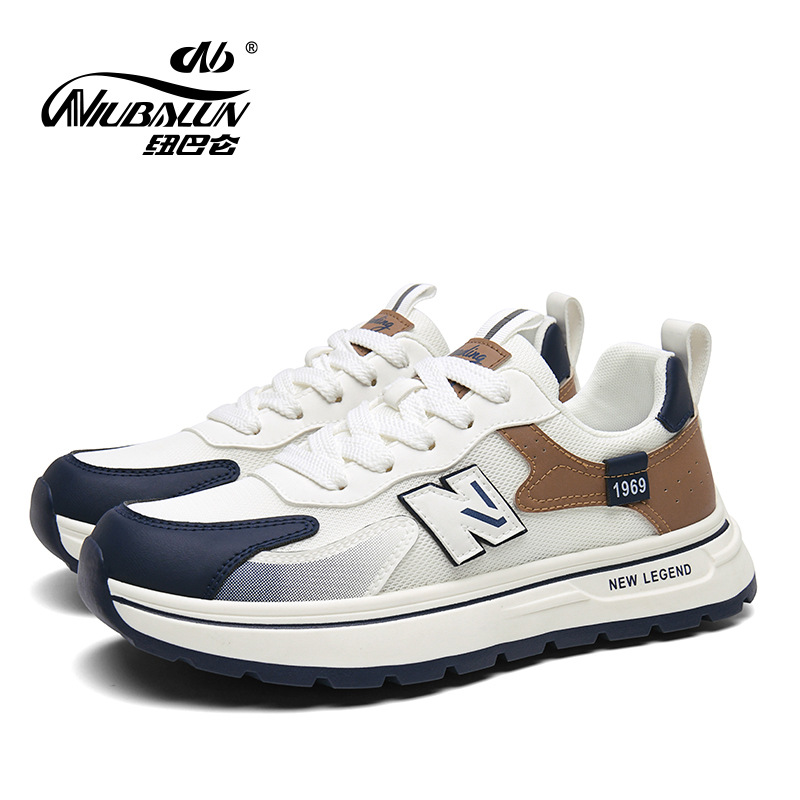 Carefully selected spring and autumn New Balance cool running men's shoes, summer breathable mesh sports shoes, new men's mesh thick-soled casual shoes