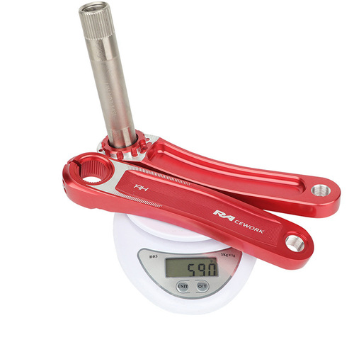 RACEWORK mountain bike chainring 170mm bicycle hollow one-piece GXP crank CNC direct-mounted single chainring