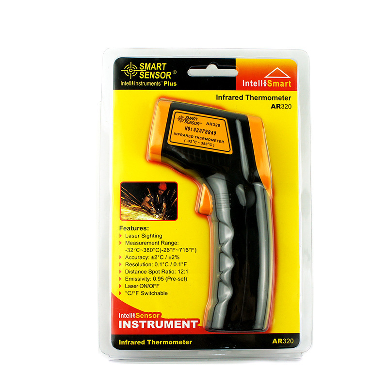 Xima Ar320 Digital Display Handheld Infrared Thermometer Home Baking Water and Oil Temperature Measuring Instrument Digital Thermometer Xima Ar320 Digital Display Handheld Infrared Thermometer Home Baking Water and Oil Temperature Measuring Instrument Digital Thermometer
