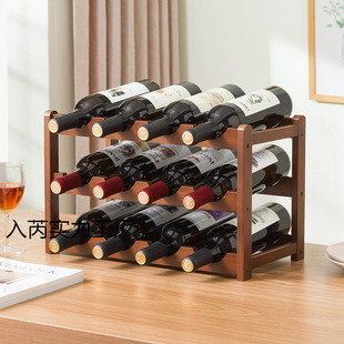 Creative Wine Rack Ornaments Desktop Multi-Layer Wine Display Rack Living Room Home Wine Rack Wine Bottle Holder