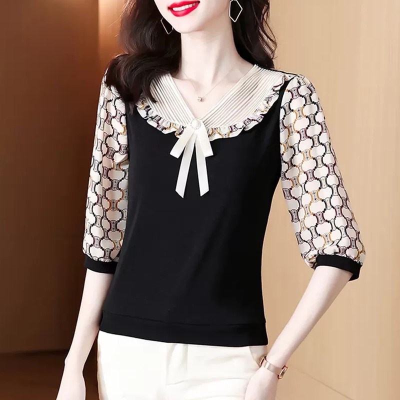 Shiffon fashionable T-shirt