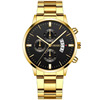 Calendar, steel belt, classic quartz watches, men's dial, men's watch, wholesale