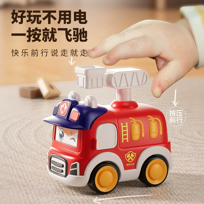 Warrior, inertia toy car, ambulance, police car, cartoon small car model