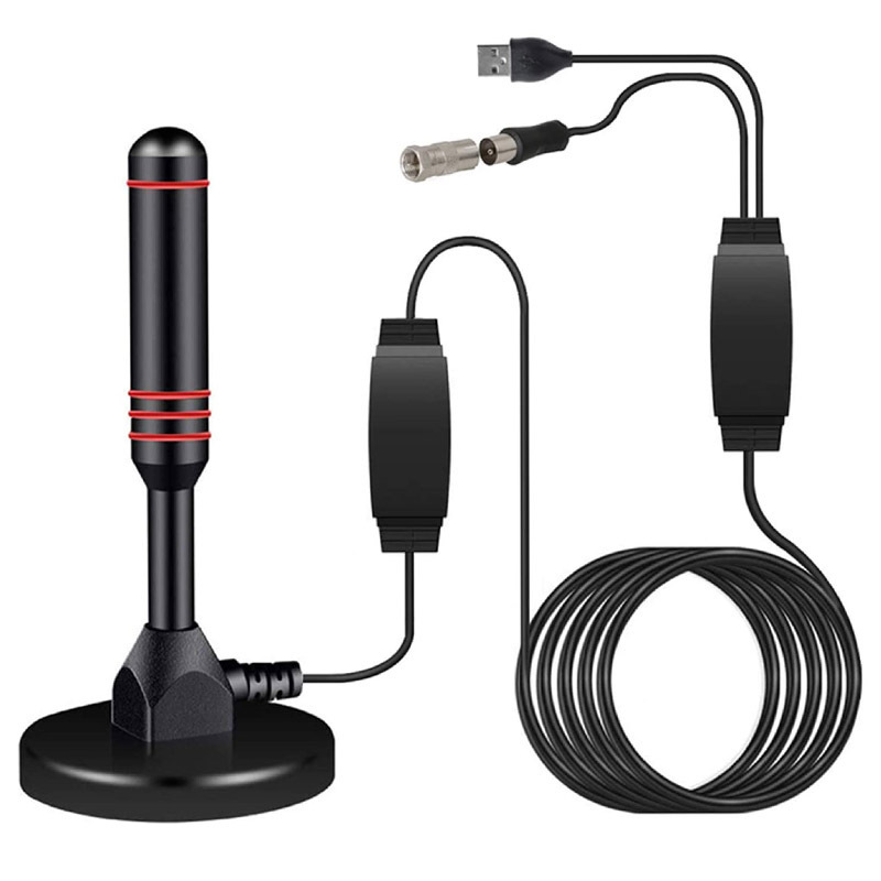 The new digital TV antenna ground wave suction cup suction cup amplifier high -definition DTMB TV receiver set -top box antenna antenna antenna antenna 4