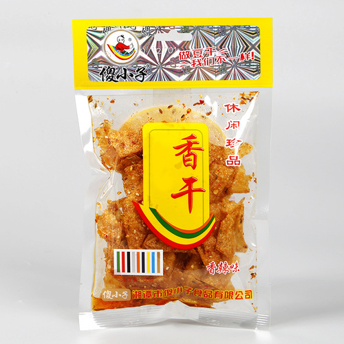 Stupid kid Dou Xiang spicy strips 80g spicy bean roll Hunan specialty five-spice braised bean curd 60g spicy and spicy bean curd