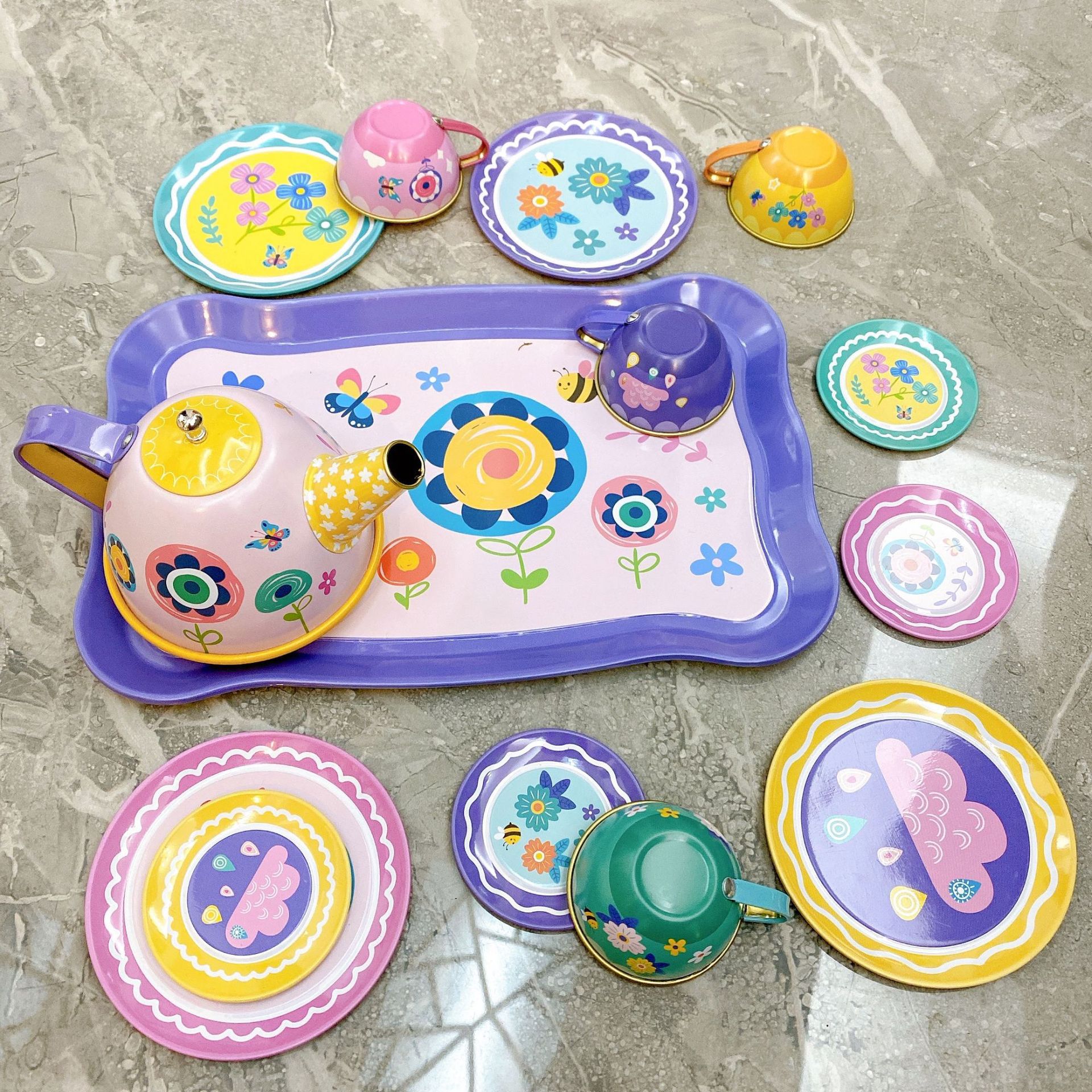 꽃 차 세트 가방