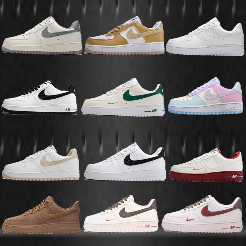 Pure Original Quality Nike Air Force 1 Sneakers Men's Shoes White Shoes Women's Shoes Af1 Versatile Putian Sports Trendy Shoes