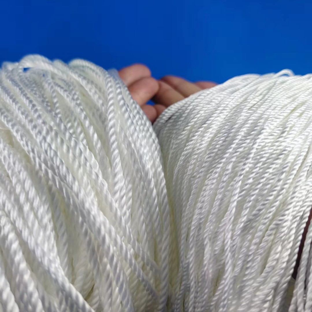 厂家直销210D锦纶线吊牌吊粒线饰品抽绳流苏绳头可染色粗细规格全