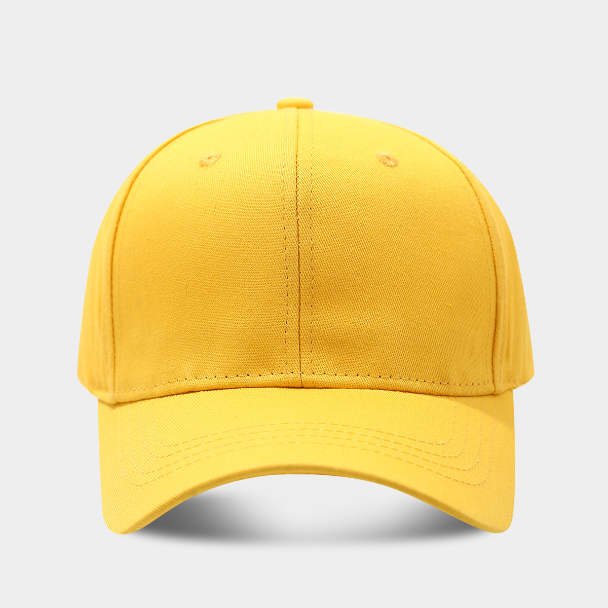 Primavera y verano al aire libre sombrero de protección solar sombrero de color sólido simple sombrero de béisbol casual duro mostrando cara pequeño sombrero de lengua de pato para hombres y mujeres