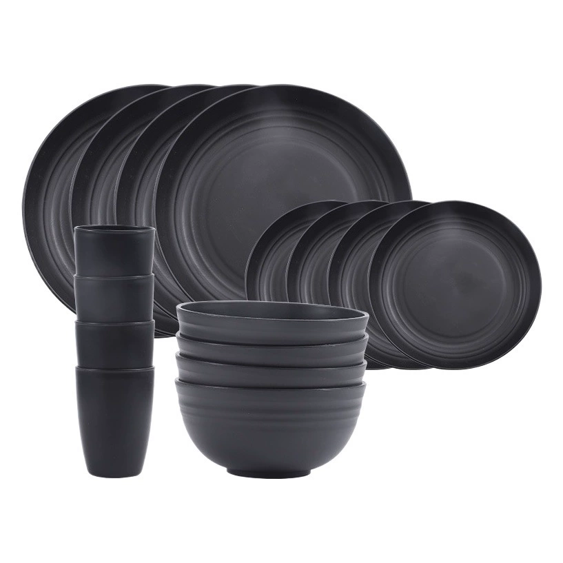 Амазонка Пшеничная солома материал черная тарелка вода тарелка чашка чаша чашка посуда костюм Пшеница Подарочный костюм