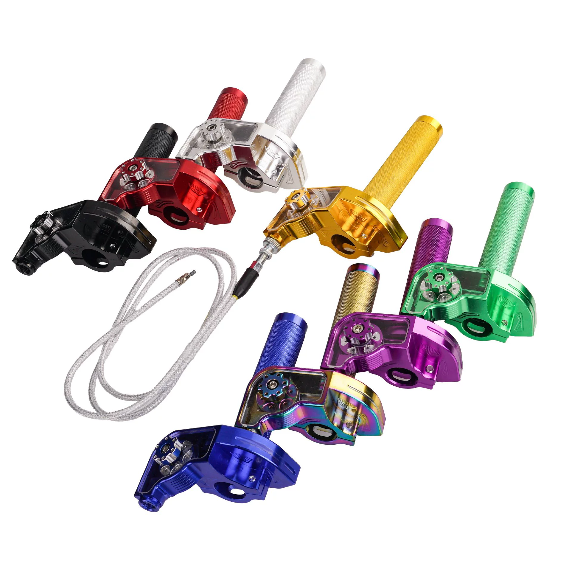 Motorcycle modified CNC big twist third generation oil handlebar 22mm universal visual handlebar oiler