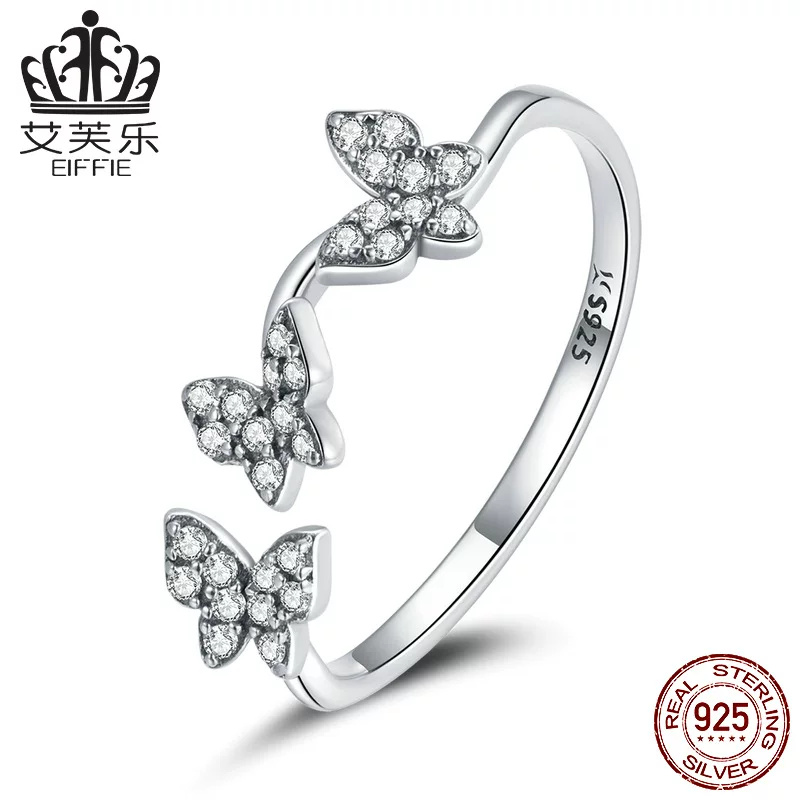 艾芙乐 Ring, jewelry with zircon, silver 925 sample