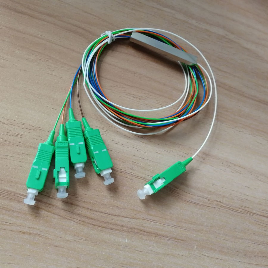 裸纤式光分路器微型光分1分4