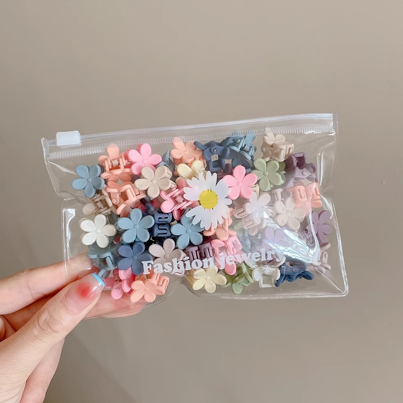 Color simple enlatado pequeño clip de cabello frontal de la princesa clip de cabello roto clip de cabello adorable toque de cabello