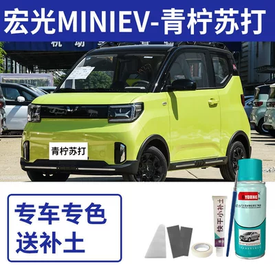 Avtomobil boya qələmləri, mini self-spray paint for EV - lime-soda-includes-soil-enhancer-tools