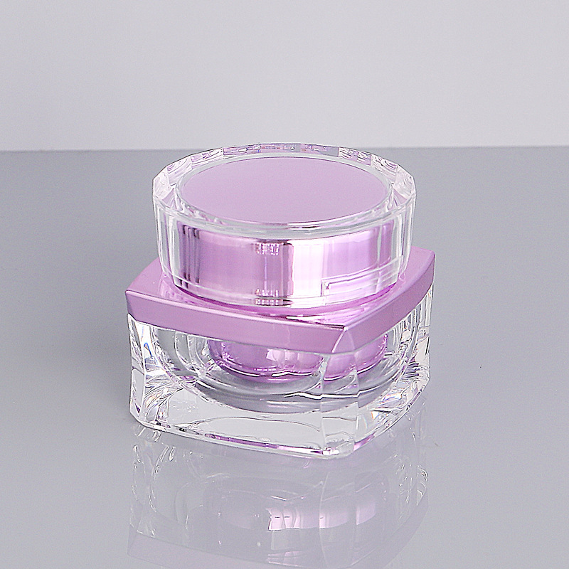 Botella de crema botella de crema facial botella de crema para los ojos botella de empaquetado cosmético acrílico de alto grado sub-botella 5g10g15g30g50g