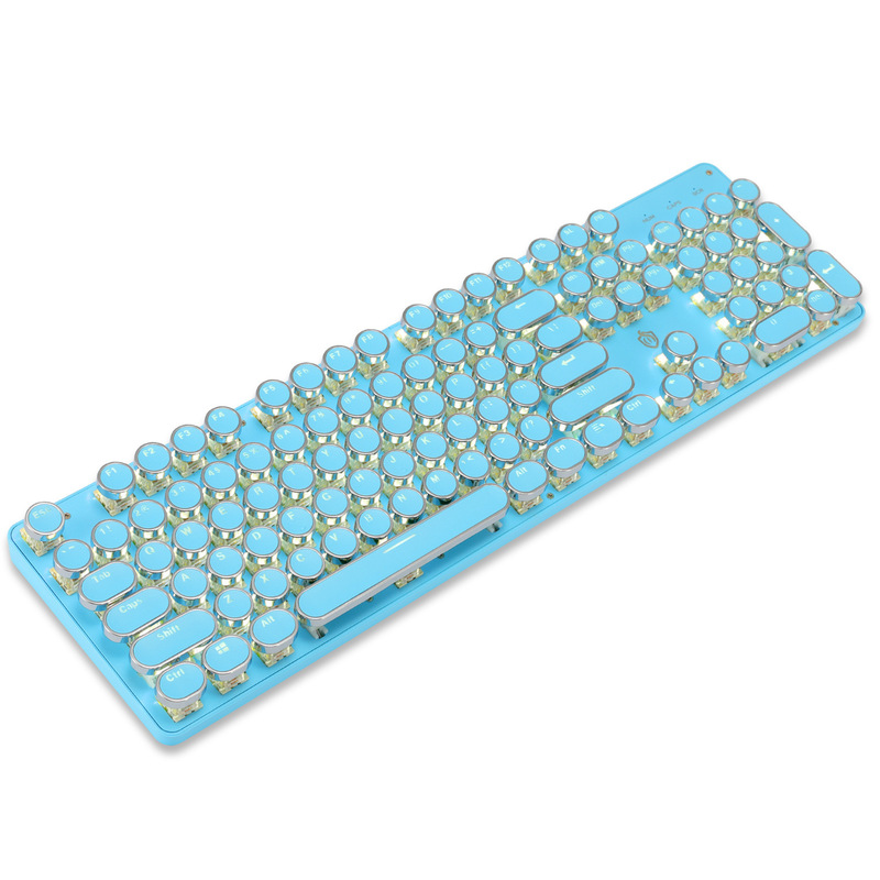 104キー 台湾式表音法 丸型電気メッキメタル パンク風メカニカルキーボードキーキャップ 文字透光キーキャップ 電気メッキ加工|undefined