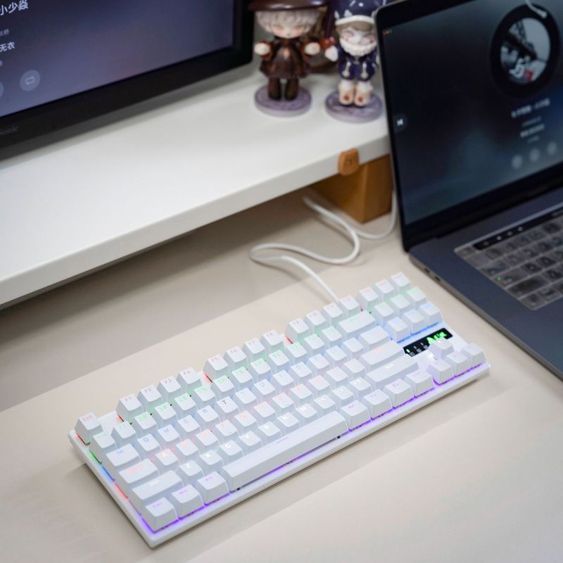 特別オファー卸売クロスボーダースポット Amazon Lingkey リアルメカニカルキーボード有線 87/104 キー発光緑紅茶軸|undefined
