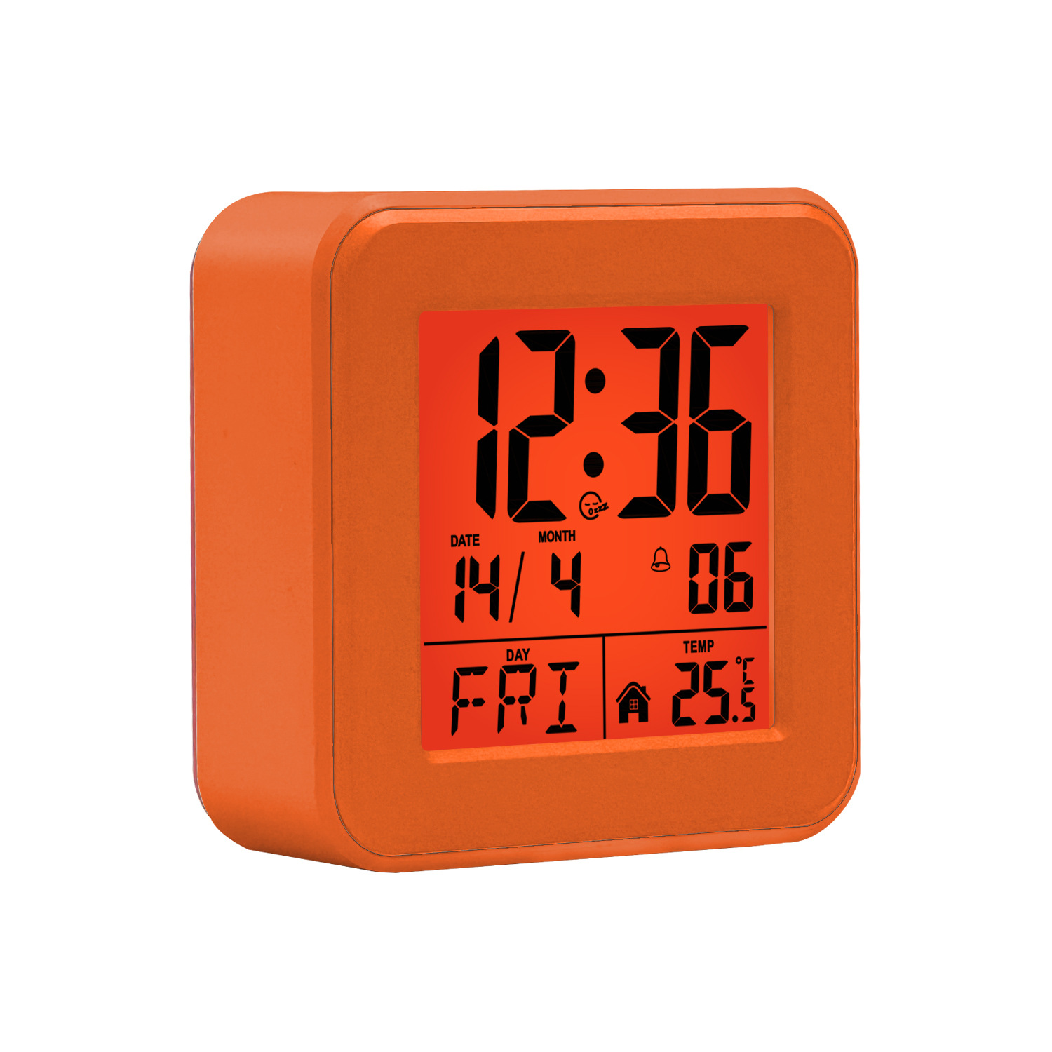 Explosiones transfronterizas niños estudiantes cabezal de cama sonido reloj despertador luz nocturna anciano perezoso reloj inteligente con temperatura reloj de calendario perpetuo